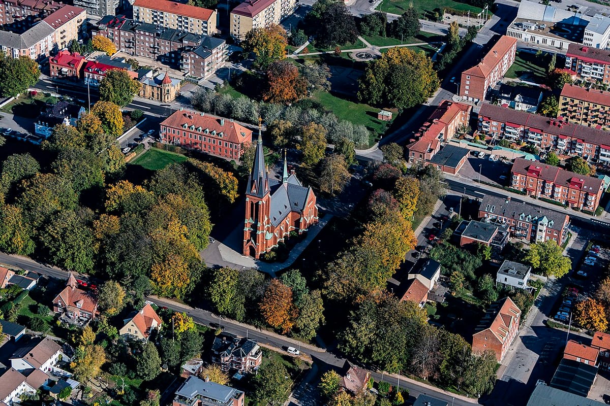 Taktvätt Eslöv - Eslövs kyrka